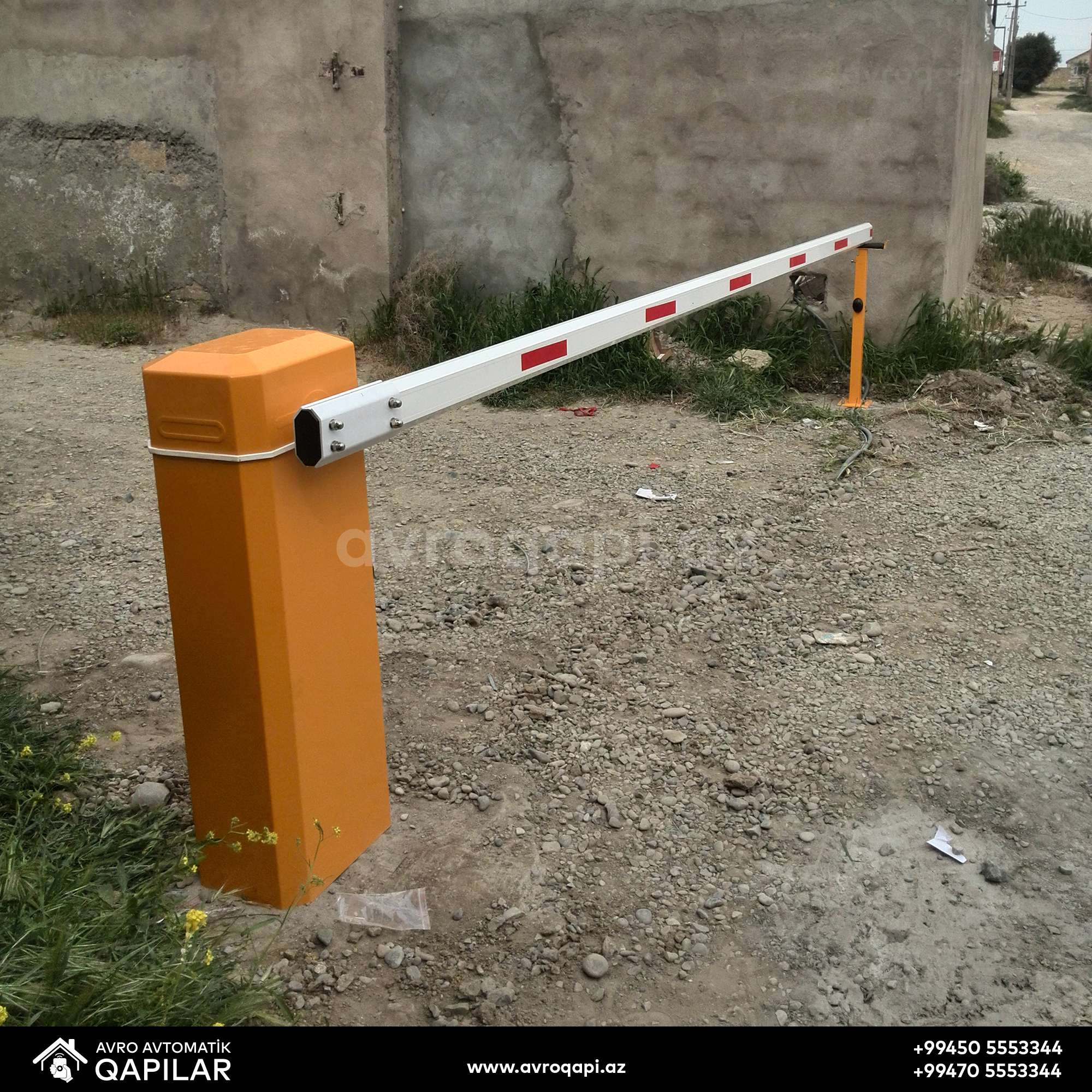 Şirkətimiz tərəfindən müxtəlif yerlərdə quraşdırılan şlaqbaumlar.