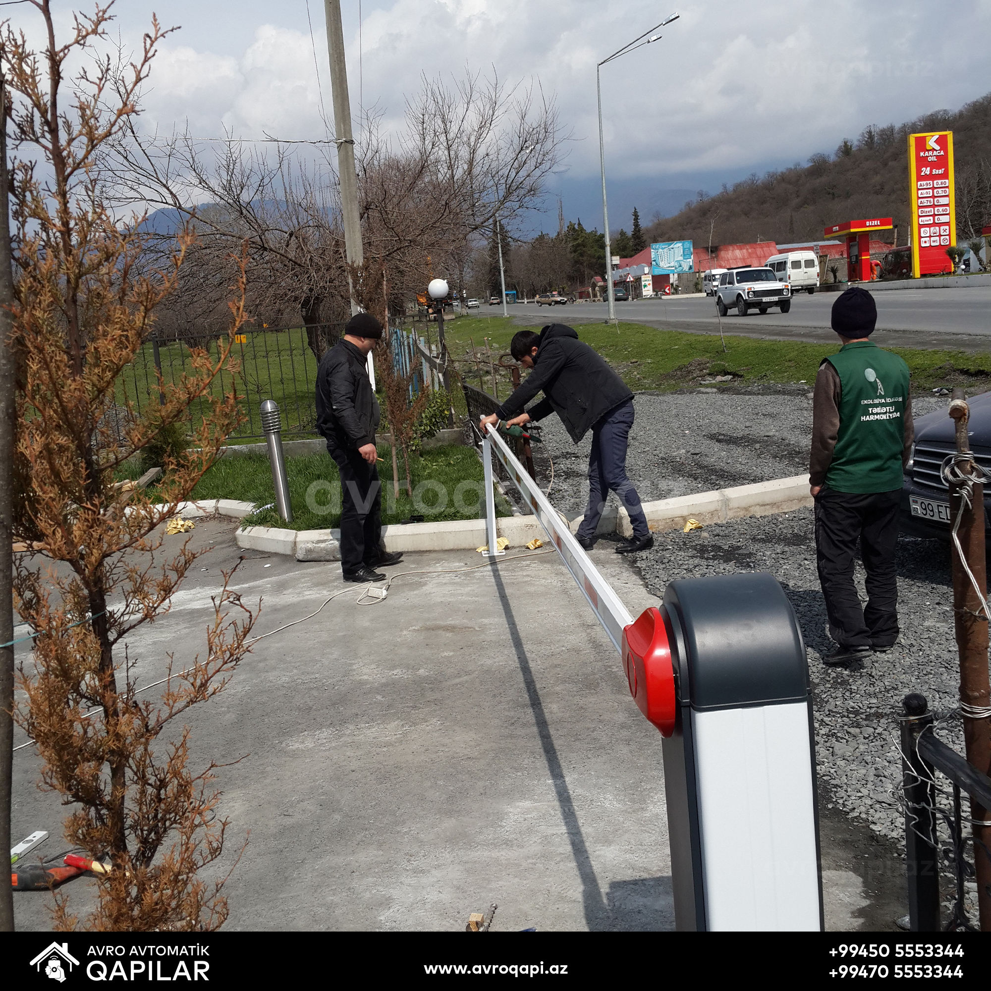 Şirkətimiz tərəfindən müxtəlif yerlərdə quraşdırılan şlaqbaumlar.