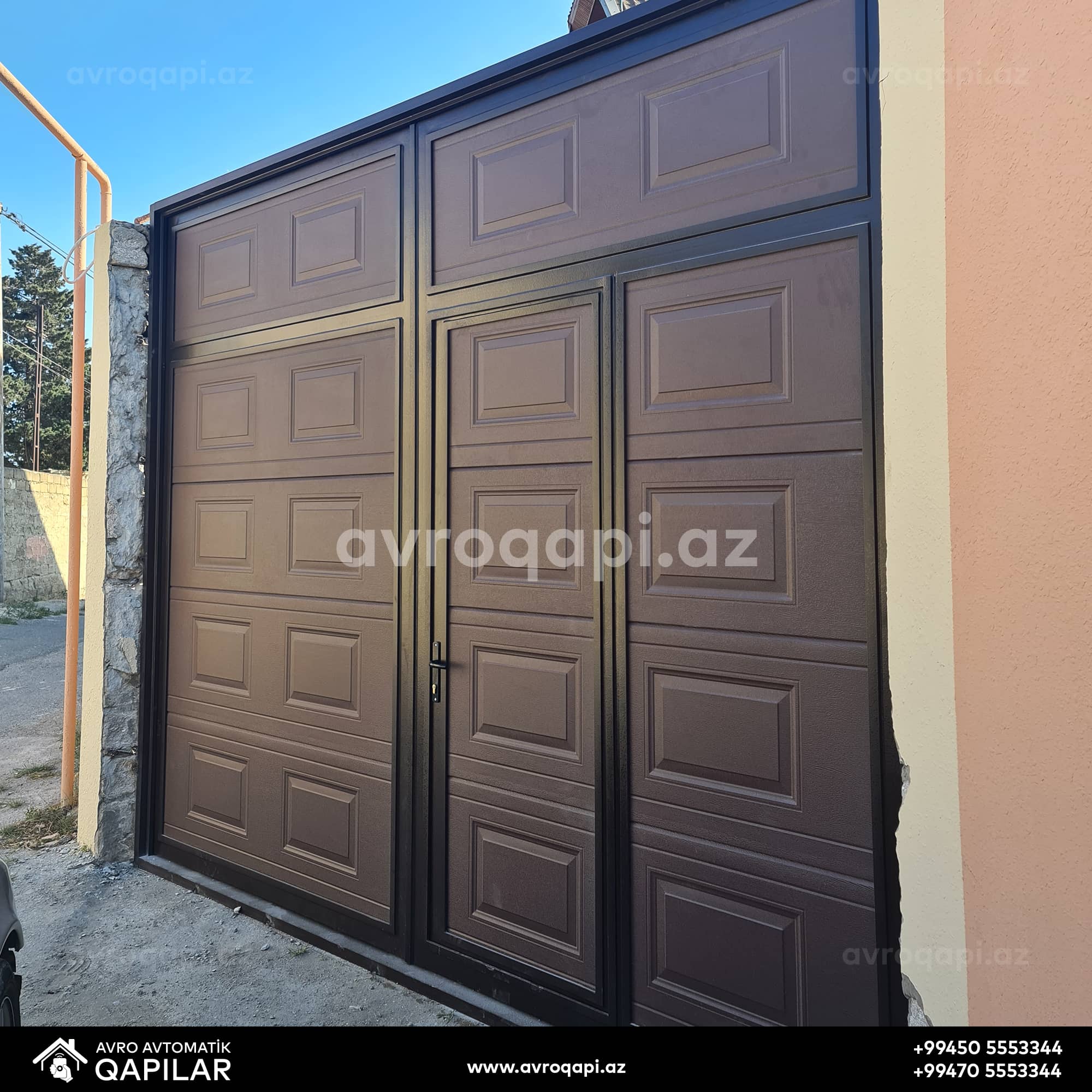 90 dərəcə açılan darvazalar